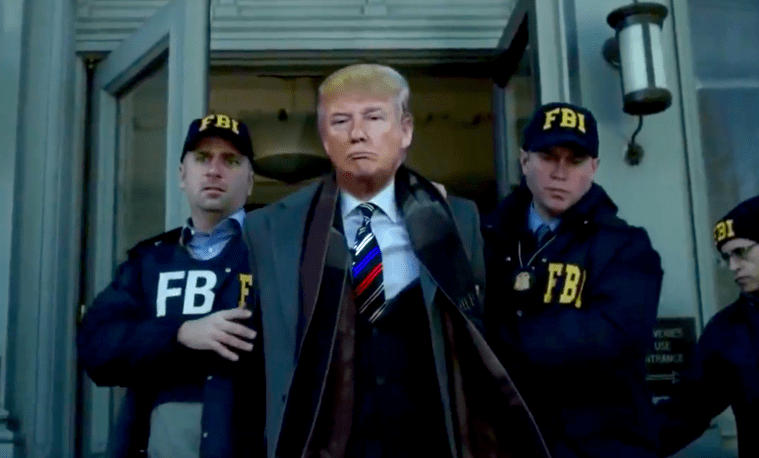 Trump perp walk